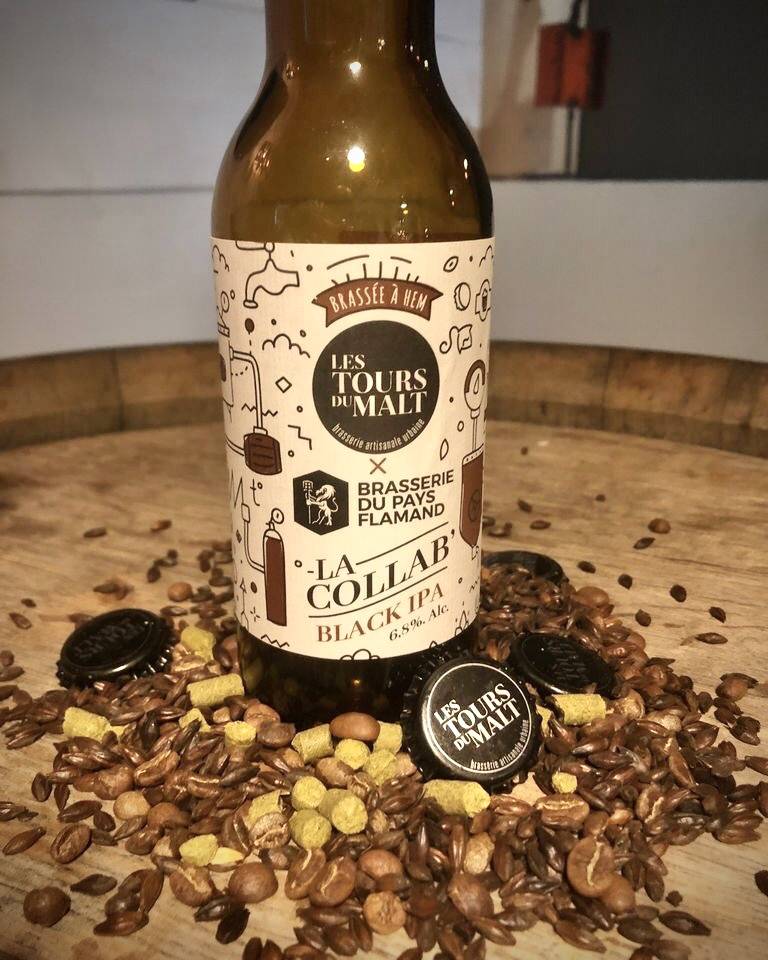 Black IPA Les Tours du Malt Hem et Brasserie du Pays Flamand